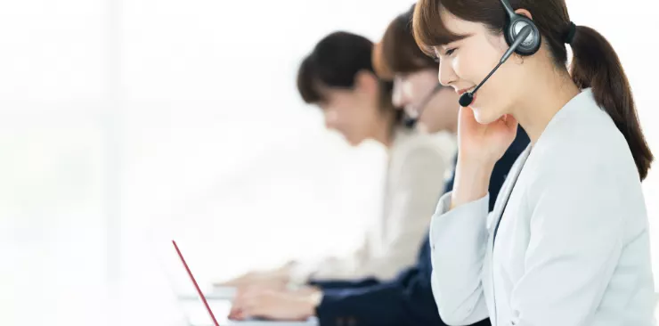 専任オペレータから安否確認コール